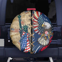 USA Eagle Statue of Liberty Spare Tire Cover American Patriotic Spirit - Wonder Print Shop