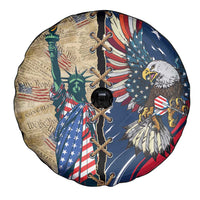 USA Eagle Statue of Liberty Spare Tire Cover American Patriotic Spirit - Wonder Print Shop