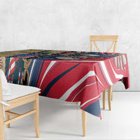 USA Eagle Statue of Liberty Tablecloth American Patriotic Spirit - Wonder Print Shop