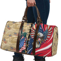 USA Eagle Statue of Liberty Travel Bag American Patriotic Spirit - Wonder Print Shop