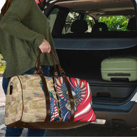 USA Eagle Statue of Liberty Travel Bag American Patriotic Spirit - Wonder Print Shop