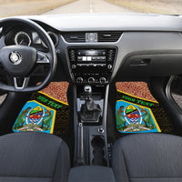 Tanzania Union Day 2024 Car Mats Uhuru na Umoja Giraffe Pattern - Wonder Print Shop