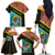 Tanzania Union Day 2024 Family Matching Off Shoulder Long Sleeve Dress and Hawaiian Shirt Uhuru na Umoja Giraffe Pattern - Wonder Print Shop