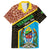 Tanzania Union Day 2024 Family Matching Short Sleeve Bodycon Dress and Hawaiian Shirt Uhuru na Umoja Giraffe Pattern - Wonder Print Shop