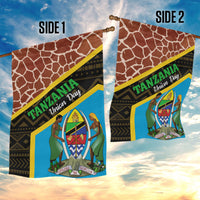 Tanzania Union Day 2024 Garden Flag Uhuru na Umoja Giraffe Pattern - Wonder Print Shop
