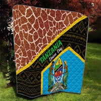 Tanzania Union Day 2024 Quilt Uhuru na Umoja Giraffe Pattern - Wonder Print Shop