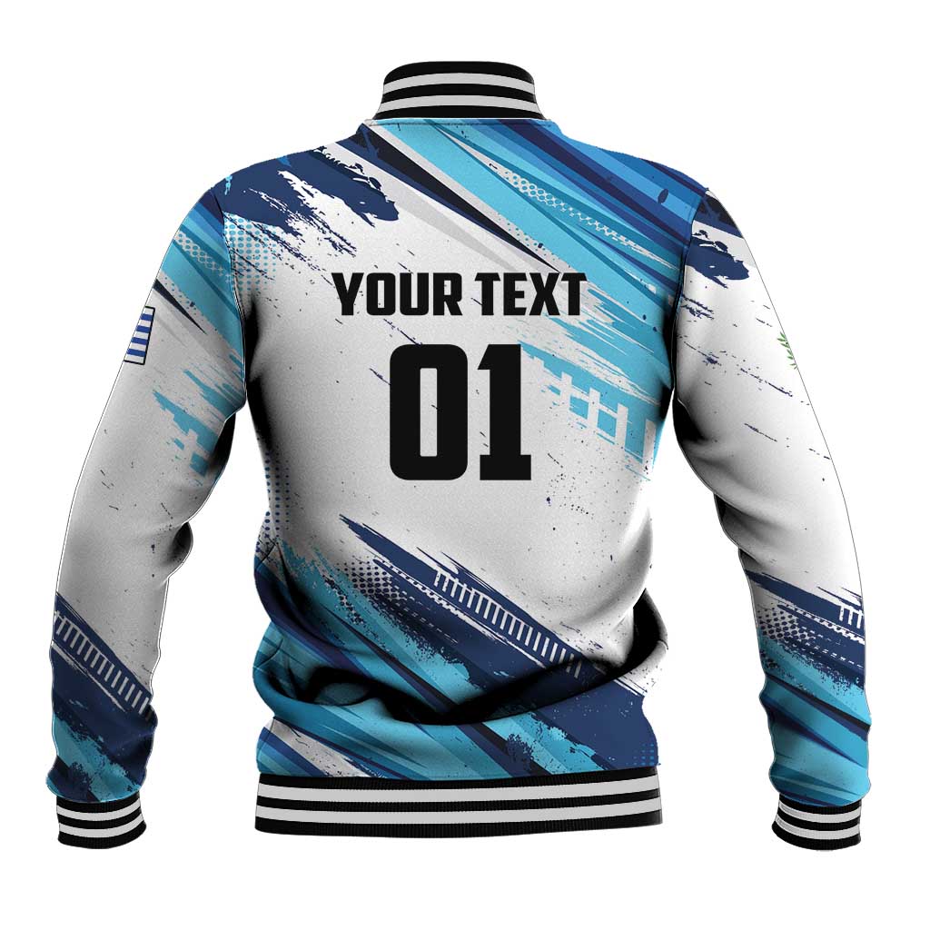 Uruguay Basketball Custom Baseball Jacket Charruas Go Champion