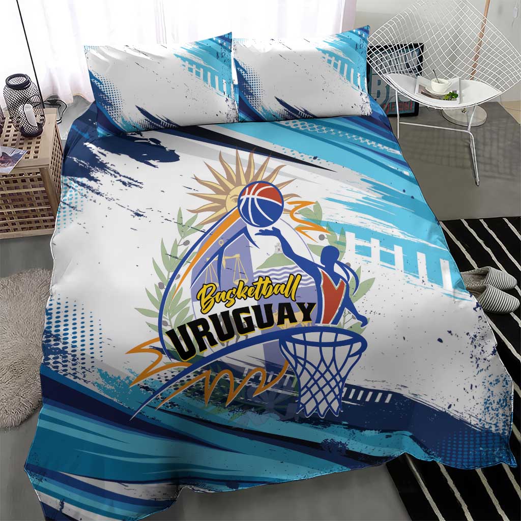 Uruguay Basketball Bedding Set Charruas Go Champion