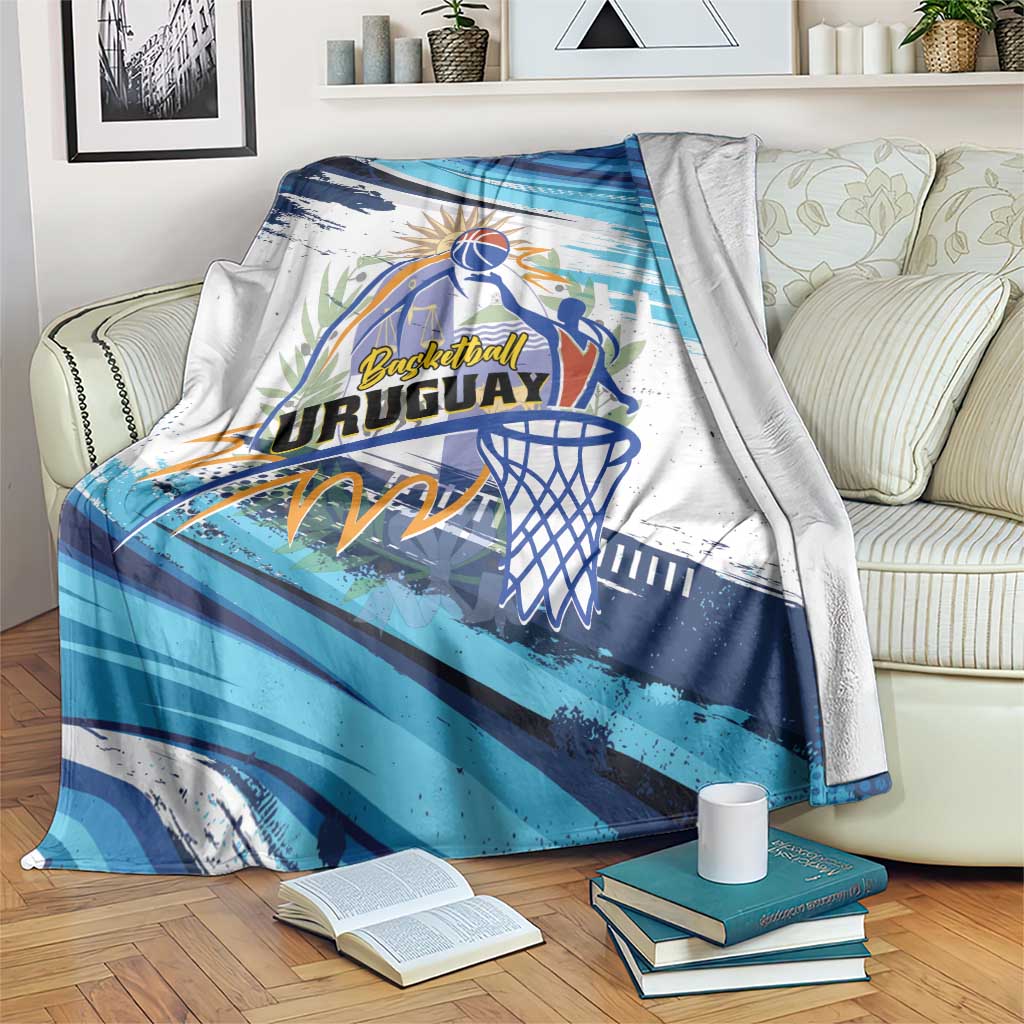 Uruguay Basketball Blanket Charruas Go Champion