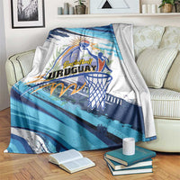 Uruguay Basketball Blanket Charruas Go Champion