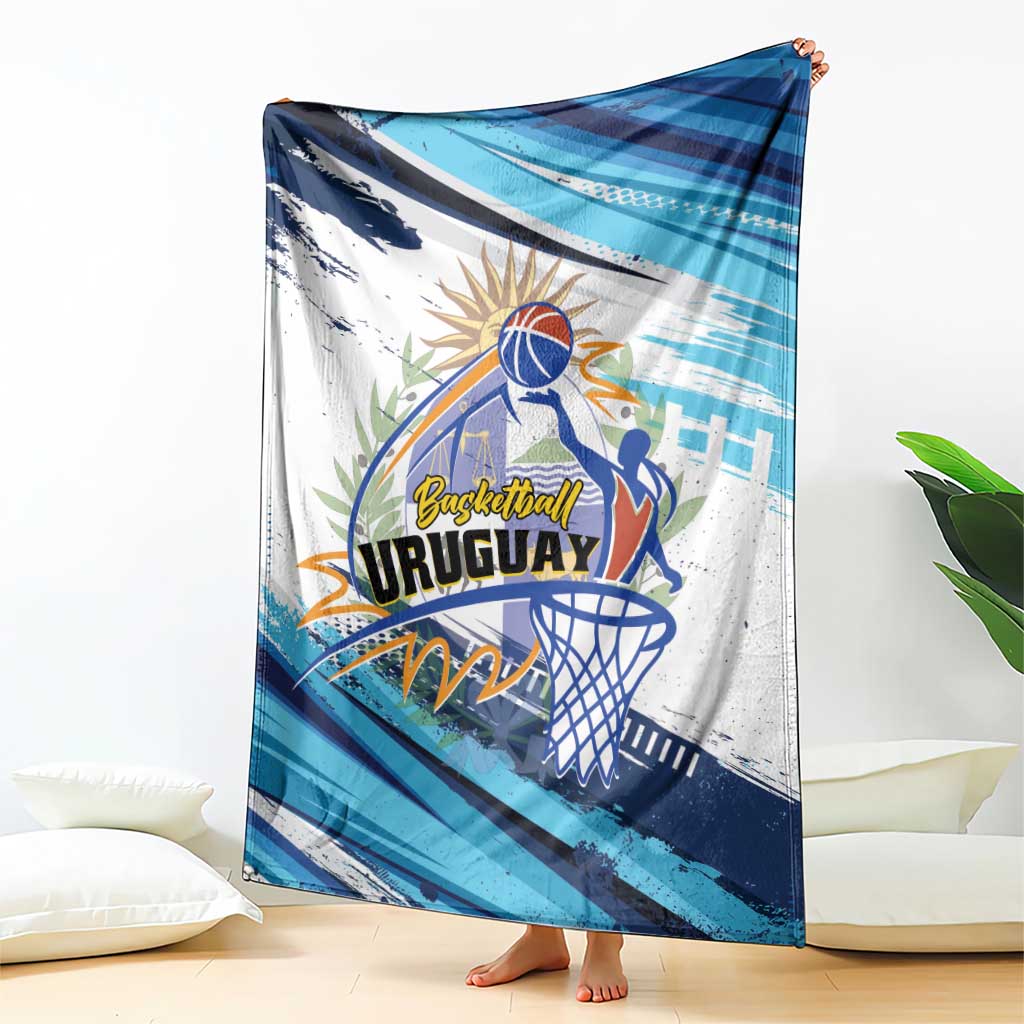 Uruguay Basketball Blanket Charruas Go Champion