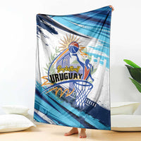 Uruguay Basketball Blanket Charruas Go Champion