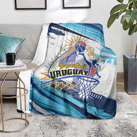 Uruguay Basketball Blanket Charruas Go Champion
