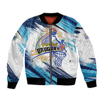 Uruguay Basketball Custom Bomber Jacket Charruas Go Champion