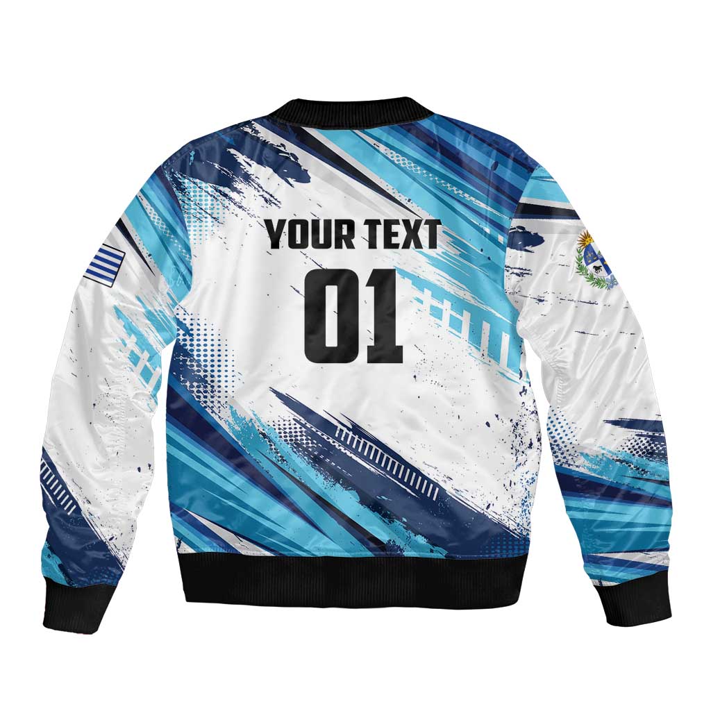 Uruguay Basketball Custom Bomber Jacket Charruas Go Champion