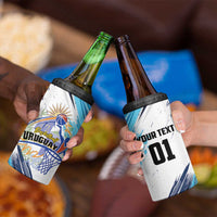 Uruguay Basketball Custom 4 in 1 Can Cooler Tumbler Charruas Go Champion