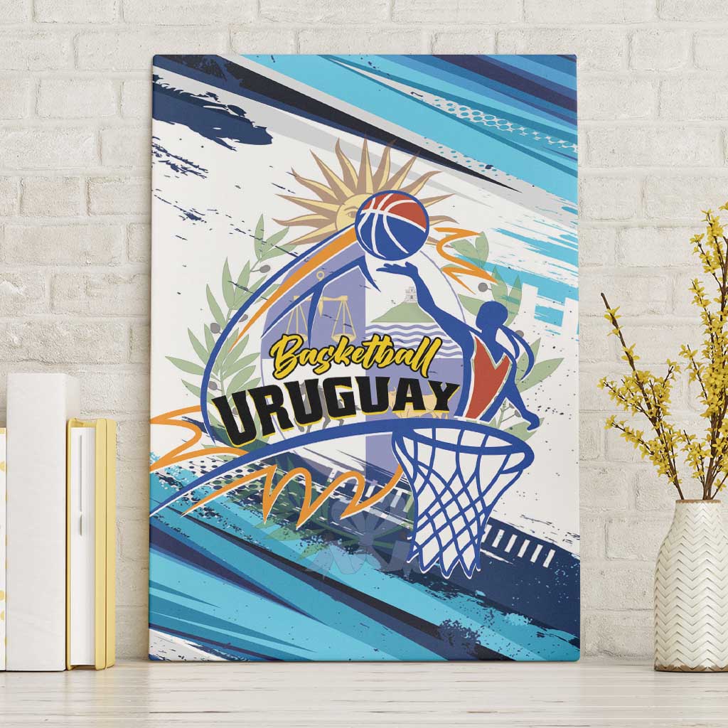 Uruguay Basketball Canvas Wall Art Charruas Go Champion