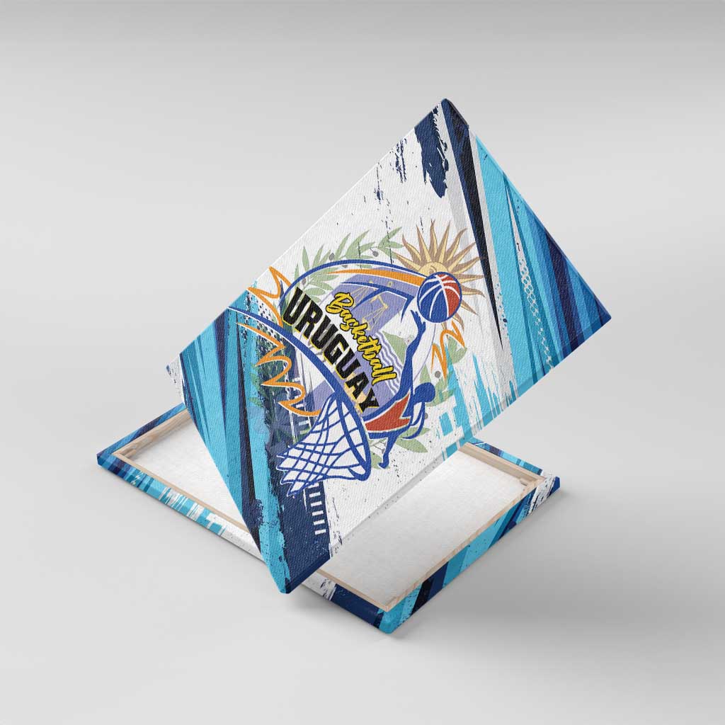 Uruguay Basketball Canvas Wall Art Charruas Go Champion
