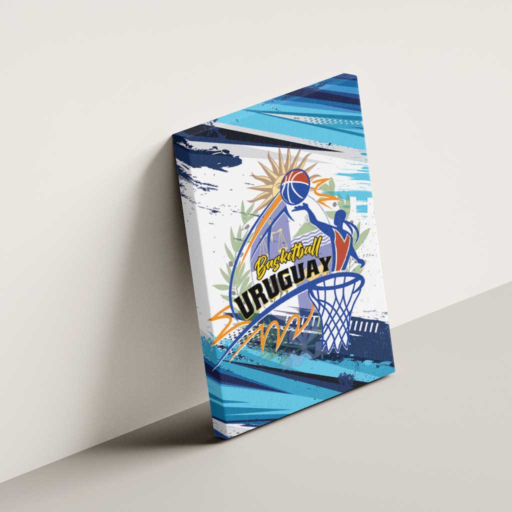 Uruguay Basketball Canvas Wall Art Charruas Go Champion