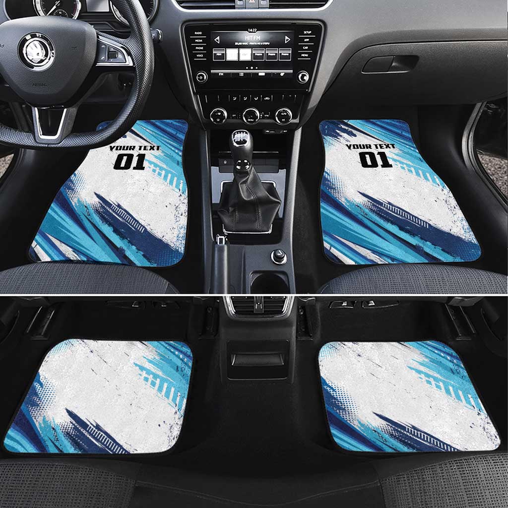 Uruguay Basketball Car Mats Charruas Go Champion