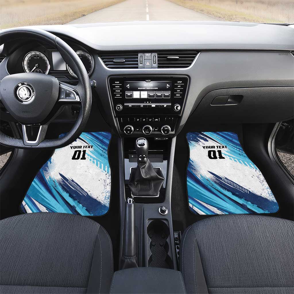 Uruguay Basketball Car Mats Charruas Go Champion
