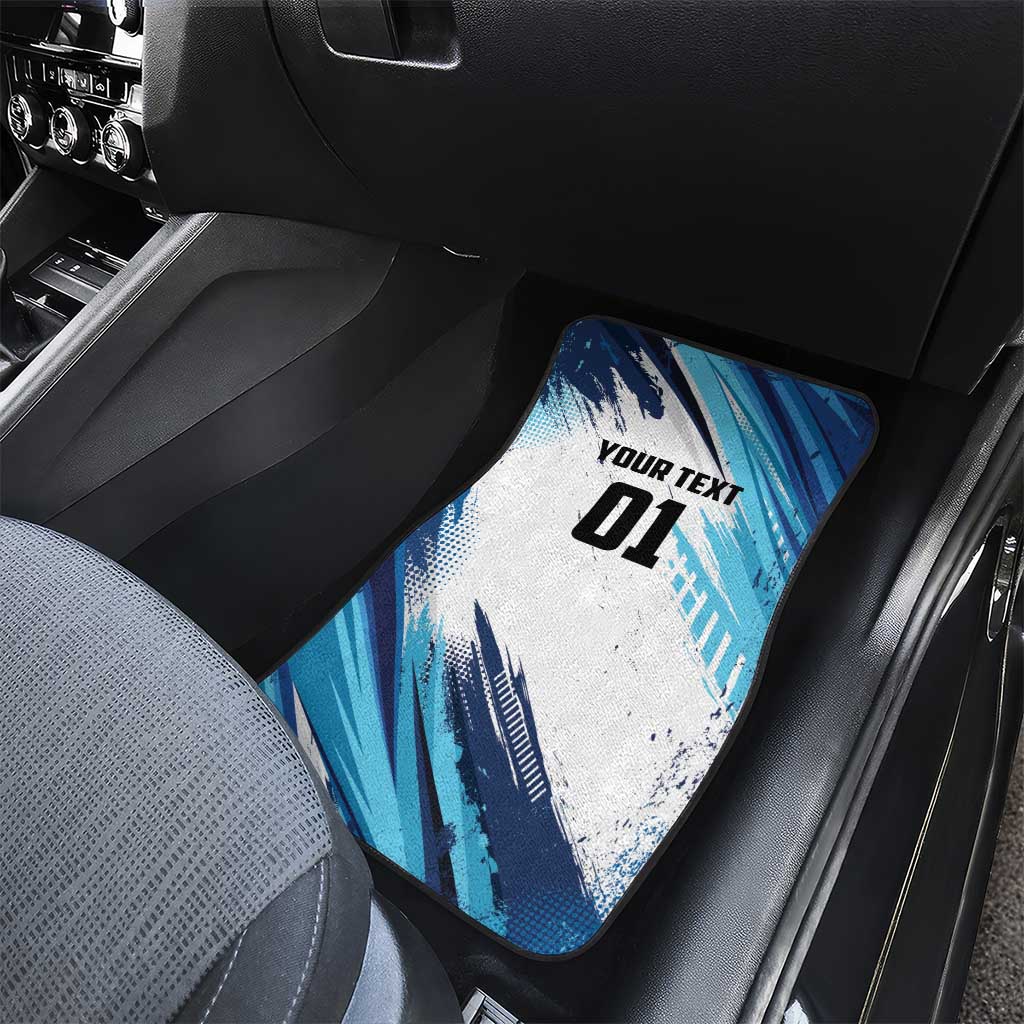 Uruguay Basketball Car Mats Charruas Go Champion