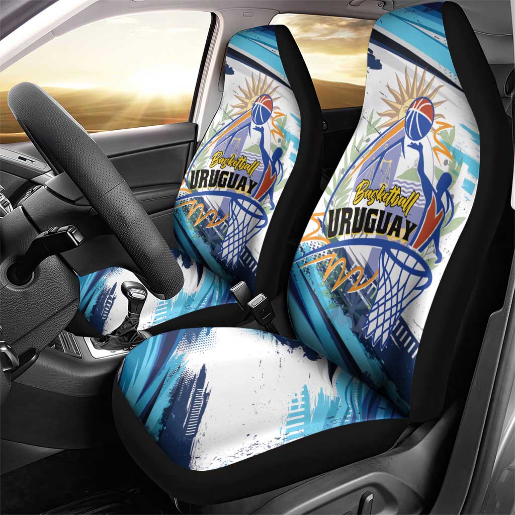 Uruguay Basketball Car Seat Cover Charruas Go Champion