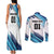Uruguay Basketball Custom Couples Matching Tank Maxi Dress and Long Sleeve Button Shirt Charruas Go Champion