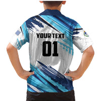 Uruguay Basketball Custom Family Matching Mermaid Dress and Hawaiian Shirt Charruas Go Champion