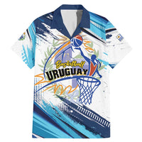 Uruguay Basketball Custom Family Matching Mermaid Dress and Hawaiian Shirt Charruas Go Champion