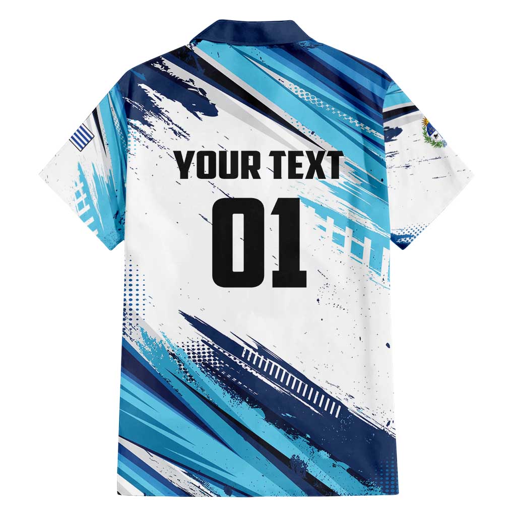 Uruguay Basketball Custom Family Matching Puletasi and Hawaiian Shirt Charruas Go Champion