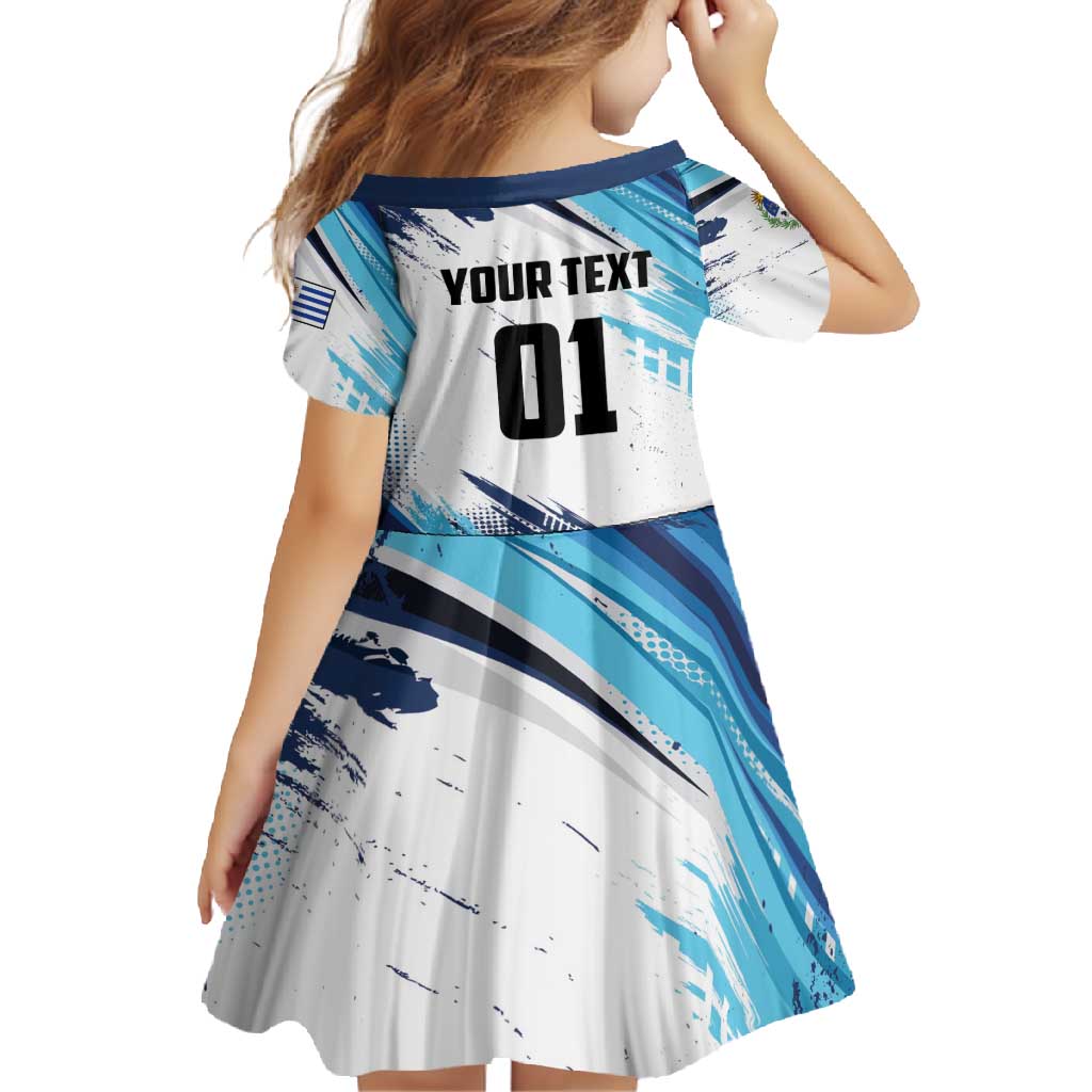 Uruguay Basketball Custom Family Matching Summer Maxi Dress and Hawaiian Shirt Charruas Go Champion