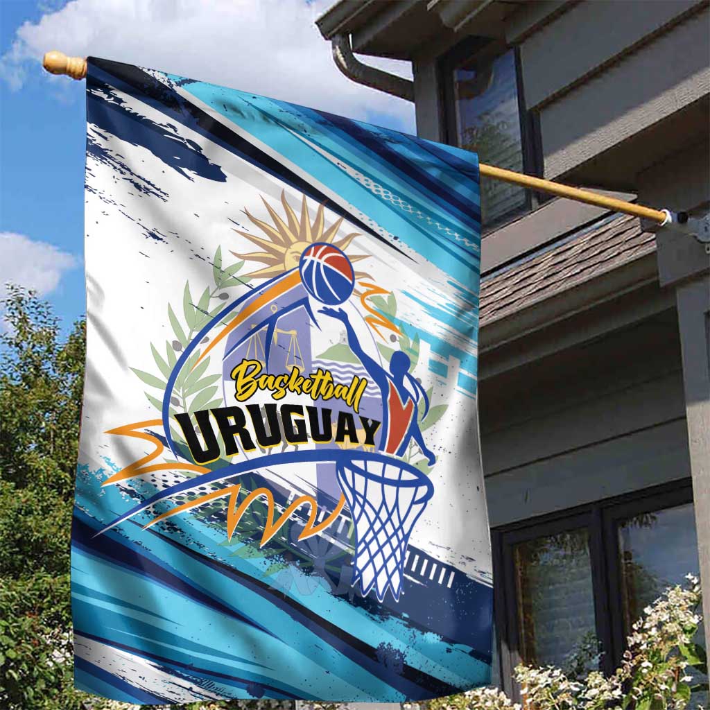 Uruguay Basketball Garden Flag Charruas Go Champion