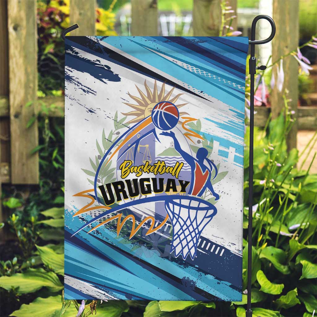 Uruguay Basketball Garden Flag Charruas Go Champion