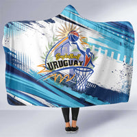 Uruguay Basketball Hooded Blanket Charruas Go Champion