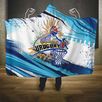 Uruguay Basketball Hooded Blanket Charruas Go Champion