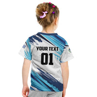 Uruguay Basketball Custom Kid T Shirt Charruas Go Champion