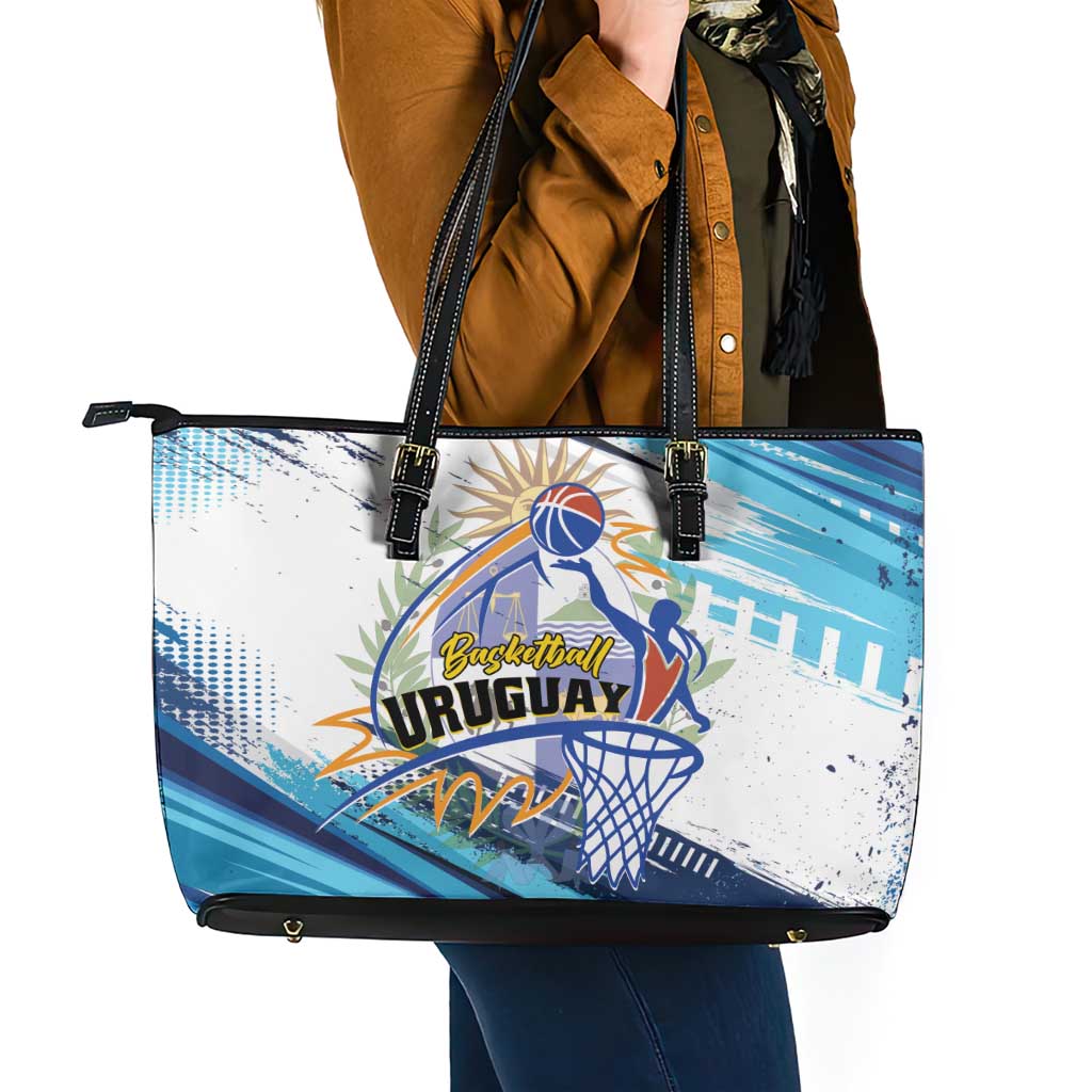 Uruguay Basketball Leather Tote Bag Charruas Go Champion