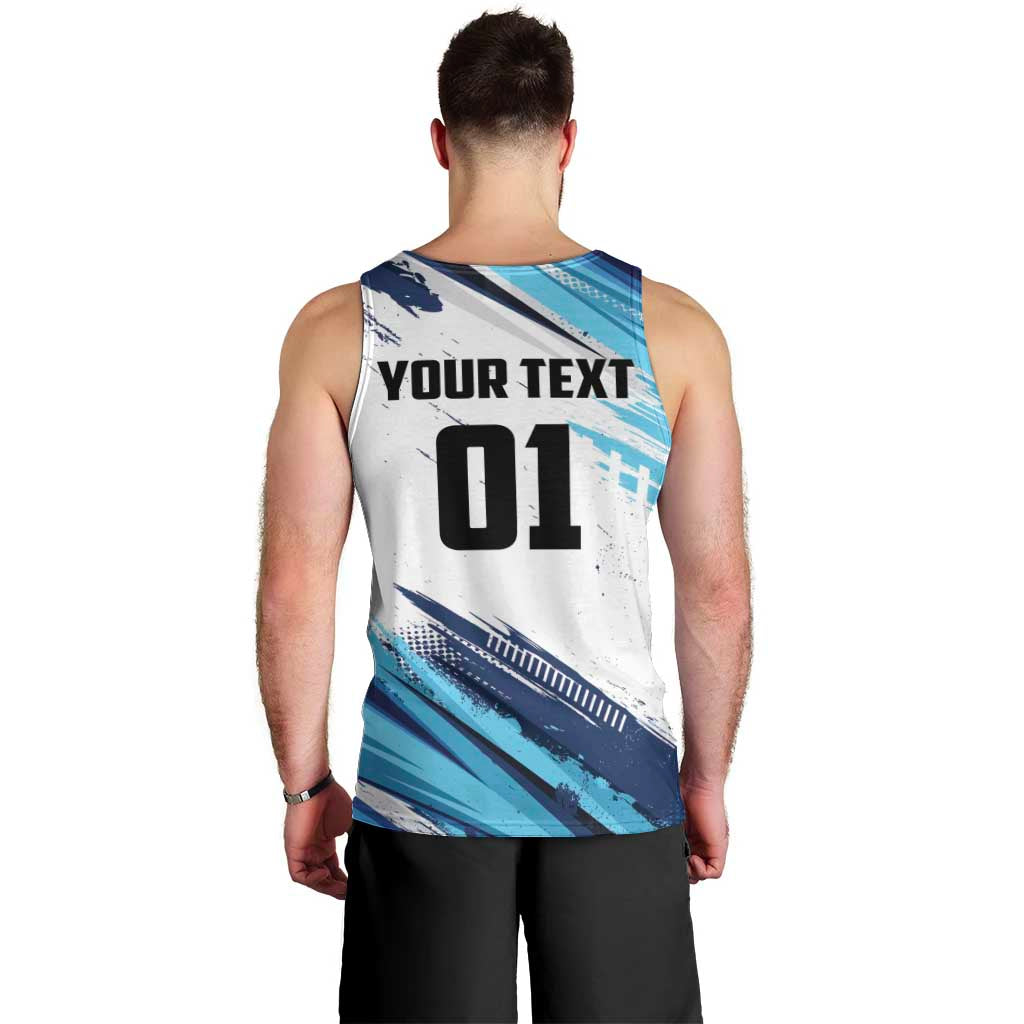 Uruguay Basketball Custom Men Tank Top Charruas Go Champion