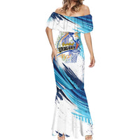 Uruguay Basketball Custom Mermaid Dress Charruas Go Champion