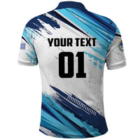 Uruguay Basketball Custom Polo Shirt Charruas Go Champion