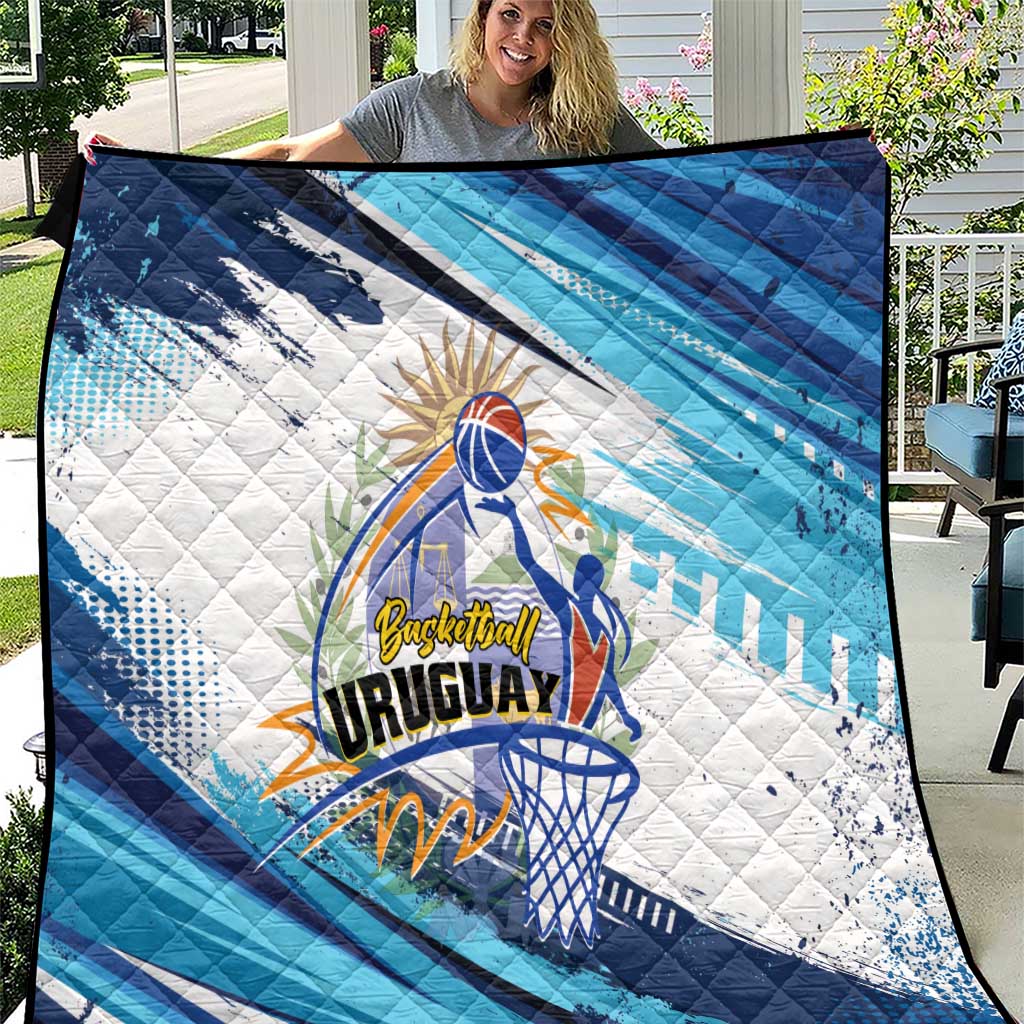 Uruguay Basketball Quilt Charruas Go Champion