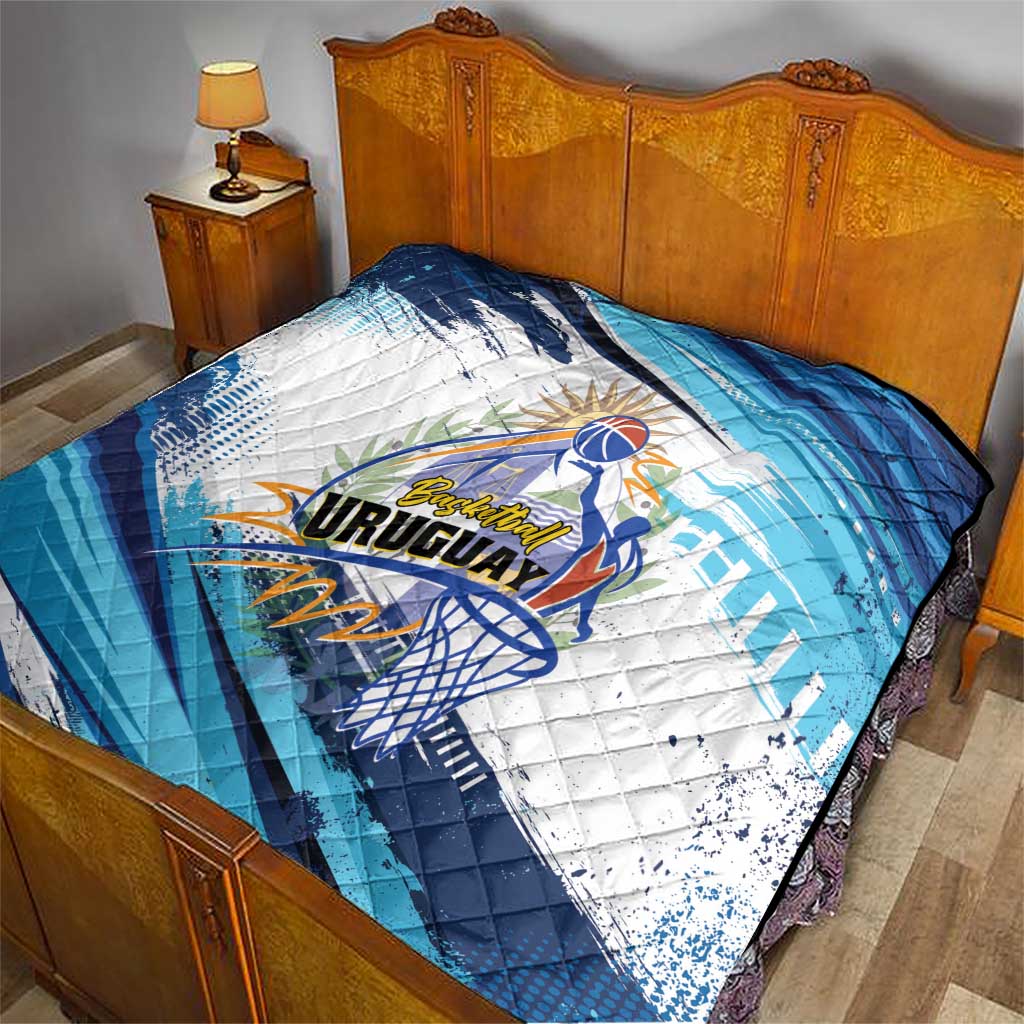 Uruguay Basketball Quilt Charruas Go Champion