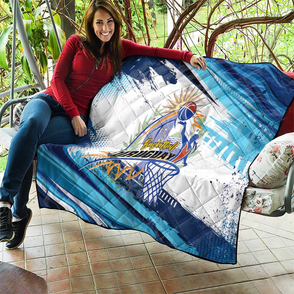 Uruguay Basketball Quilt Charruas Go Champion