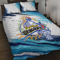 Uruguay Basketball Quilt Bed Set Charruas Go Champion
