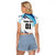 Uruguay Basketball Custom Raglan Cropped T Shirt Charruas Go Champion