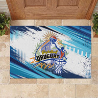 Uruguay Basketball Rubber Doormat Charruas Go Champion