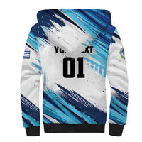 Uruguay Basketball Custom Sherpa Hoodie Charruas Go Champion