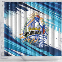 Uruguay Basketball Shower Curtain Charruas Go Champion