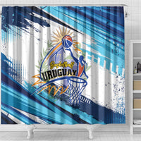 Uruguay Basketball Shower Curtain Charruas Go Champion